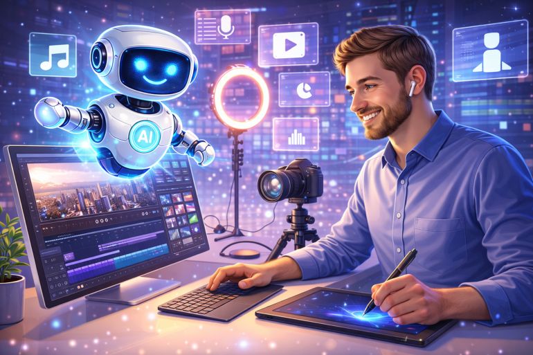 صناعة المحتوى من خلال الذكاء الاصطناعي