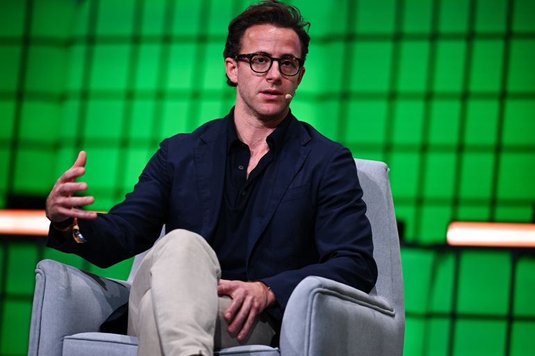 Doha , Qatar - 3 February 2026; Seth Pierrepont, General Partner, ICONIQ Capital, on Centre stage during day two of Web Summit Qatar 2026 at the Doha Exhibition and Convention Center in Doha, Qatar. (Photo By Shauna Clinton/Sportsfile for Web Summit Qatar via Getty Images)
