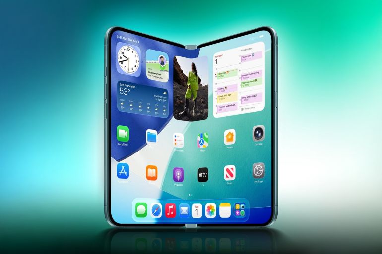 3232322332-1764858062-2 Apple's first foldable iPhone is expected to launch alongside the iPhone 18 Pro المصدر ماك رومرز