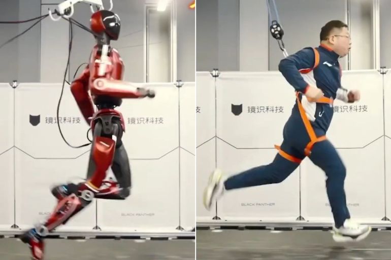 الروبوت Bolt @لقطة شاشة من قناة يوتيوب - @otofootage