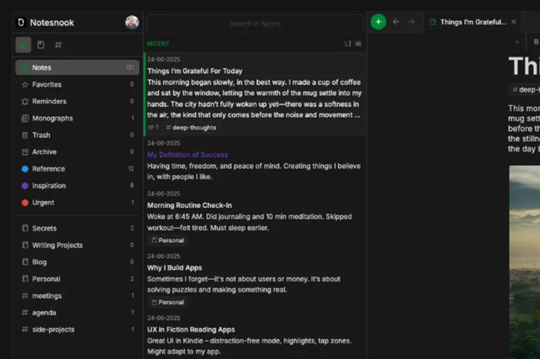 **داخلية** Notesnook @notesnook.com