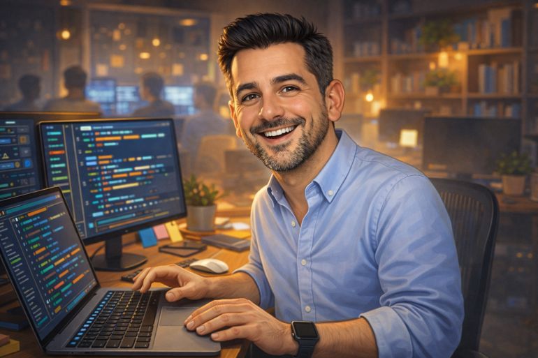 كاريكاتير ترند تشات جي بي تي المصدر: الجزيرة - مولدة بالذكاء الاصطناعي