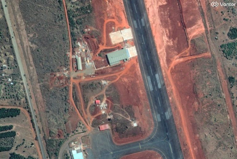 reuters_698b01d1-1770717649 Satellite imagery shows new construction and drone support infrastructure at Asosa airport in Benishangul-Gumuz, Ethiopia, January 28, 2026. Vantor/Handout via REUTERS ATTENTION EDITORS - THIS IMAGE HAS BEEN SUPPLIED BY A THIRD PARTY. NO RESALES. NO ARCHIVES. MANDATORY CREDIT. MUST NOT OBSCURE LOGO. THE WATERMARK MAY NOT BE REMOVED/CROPPED.