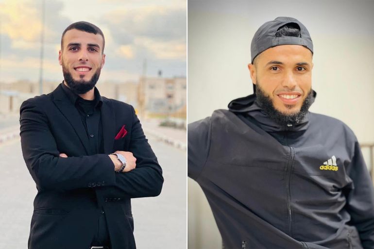 scale-1770812979 من اليمين الشهيد أحمد سويلم ومن اليسار إبراهيم الزعانين