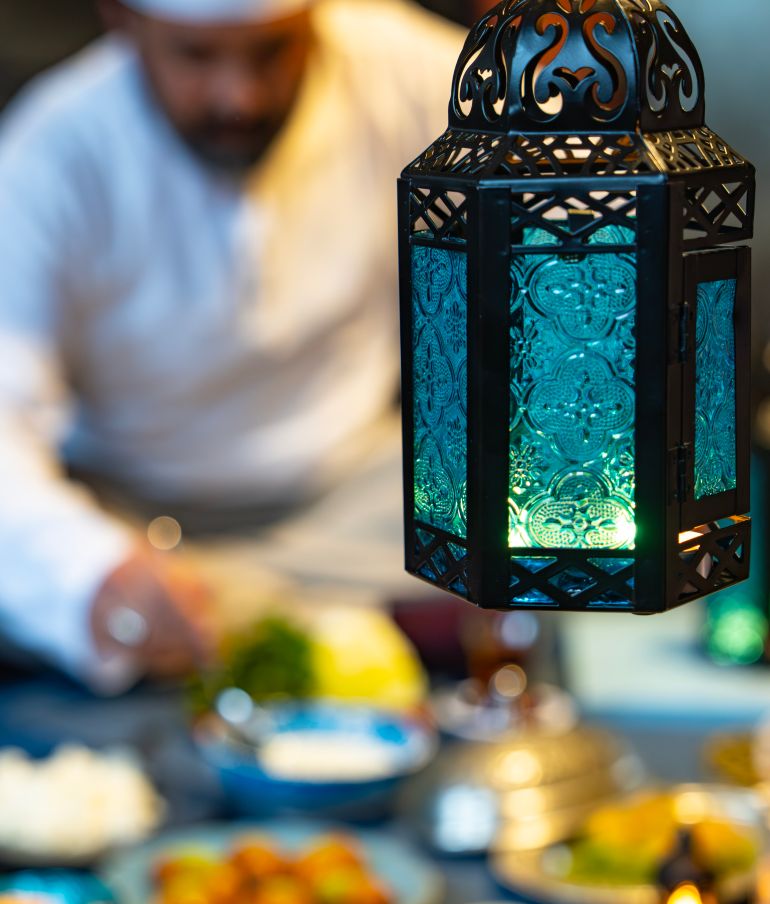 shutterstock_2716841077-1771164363 Ramadan Iftar Table, Traditional Foods of Turkish People Ramadan Feast Celebrations, Ramadan Background Concept, Üsküdar Istanbul, Turkiye (Turkey)