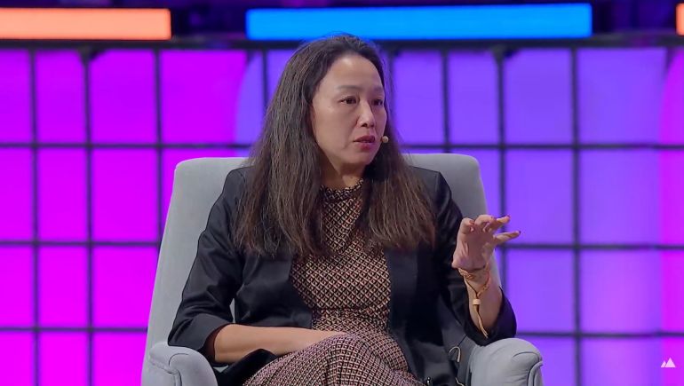 web-summit-112-1770116947 الشريكة الإدارية في مجموعة شركات "500 غلوبال" (500 Global) للاستثمار العالمي بيدي يانغ (قمة الويب/يوتيوب)