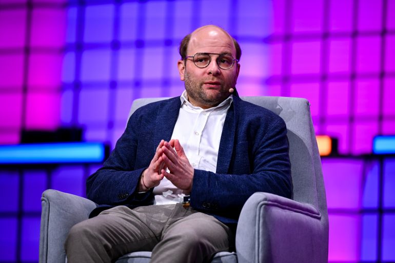Doha , Qatar - 4 February 2026; Bastian Nominacher, Co-founder & Co-CEO, Celonis, on Centre stage during day three of Web Summit Qatar 2026 at the Doha Exhibition and Convention Center in Doha, Qatar. (Photo By Shauna Clinton/Sportsfile for Web Summit Qatar via Getty Images)