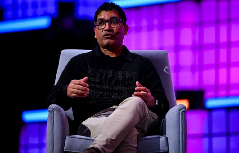 Doha , Qatar - 4 February 2026; Anant Bhardwaj, Founder & CEO, Instabase, on Centre stage during day three of Web Summit Qatar 2026 at the Doha Exhibition and Convention Center in Doha, Qatar. (Photo By Shauna Clinton/Sportsfile for Web Summit Qatar via Getty Images)