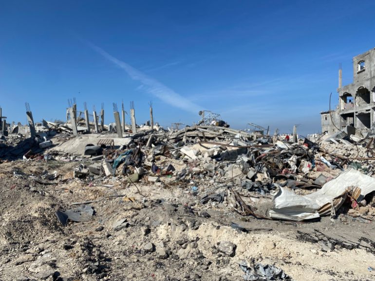 رئيس بلدية خزاعة نسبة الدمار 90% في البلدات الشرقية وخزاعة منكوبة كليا-رائد موسى-خان يونس-الجزيرة نت