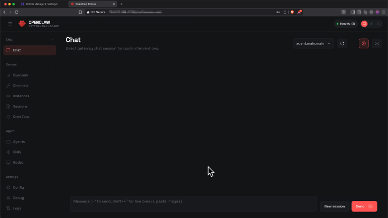 3-1774268775 لطقة شاشة لخطوات تثبيت "أوبن كلو" بشكل سهل في "هوستنغر"