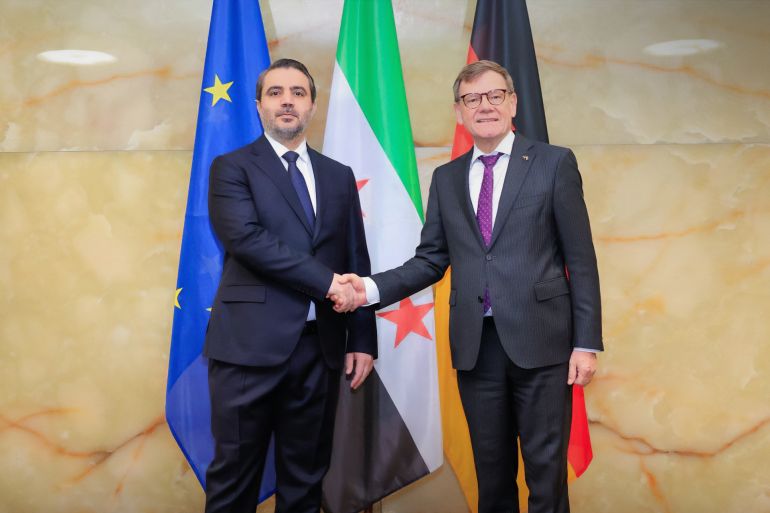 6rhfg-1774862501 زيارة الشرع والشيباني للعاصمة الألمانية برلين @وكالة سانا