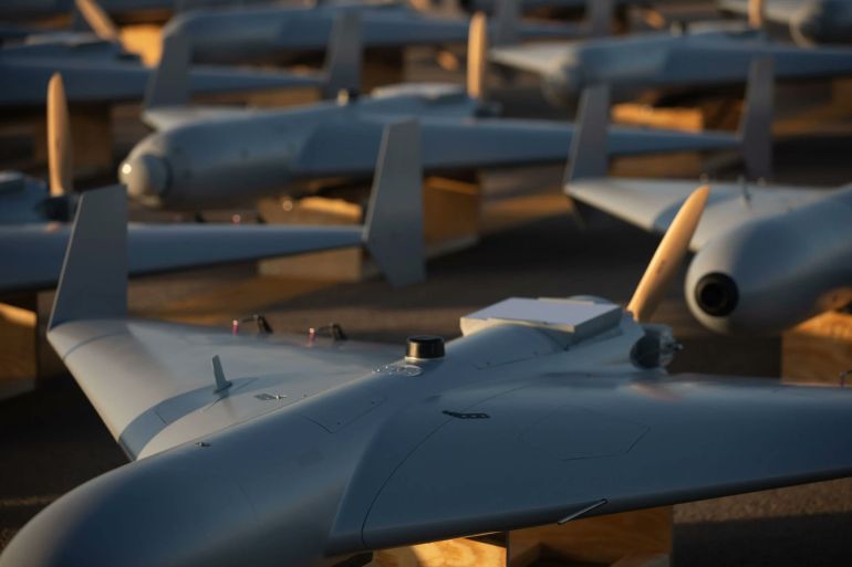 لمسيرة الأمريكية لوكاس Low-cost Uncrewed Combat Attack System @(photo credit: CENTCOM, US military, SECTION 27A COPYRIGHT ACT)