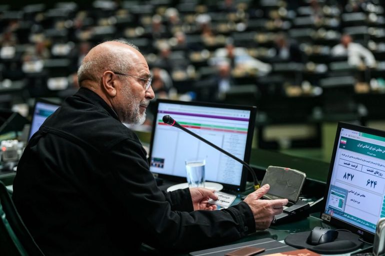 محمد باقر قاليباف رئيس البزلمان الإيراني المصدر: وكالة تسنيم