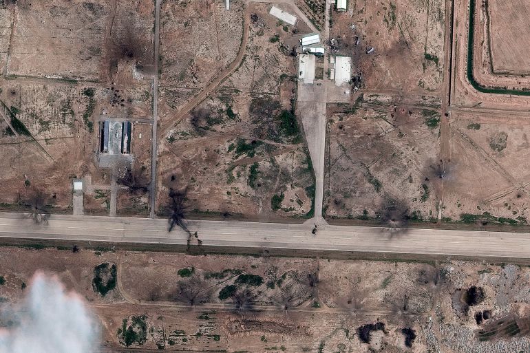 صور فضائية تكشف دمار قواعد المسيرات والصواريخ في أصفهان والأهواز @vantor.mediavalet.com