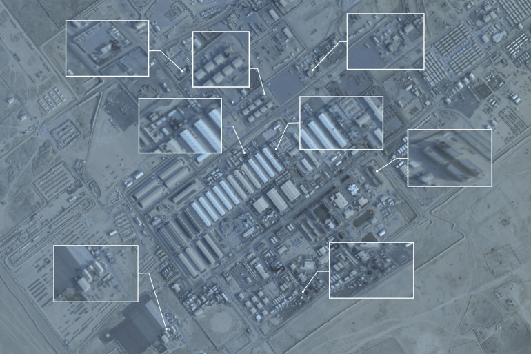 صور أقمار صناعية تظهر آثار قصف عنيف على معسكر عريفجان الكويتي المصدر: بلانت لابس