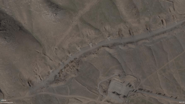 صور لاستهداف مجمعات أنفاق في كرمنشاه (بلانت لابس)