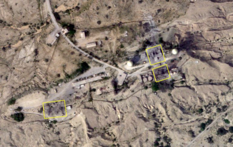 ****داخلية*** صور أقمار صناعية تظهر تدمير منظومة دفاع جوي في ميناء بندر عباس خرائط غوغل