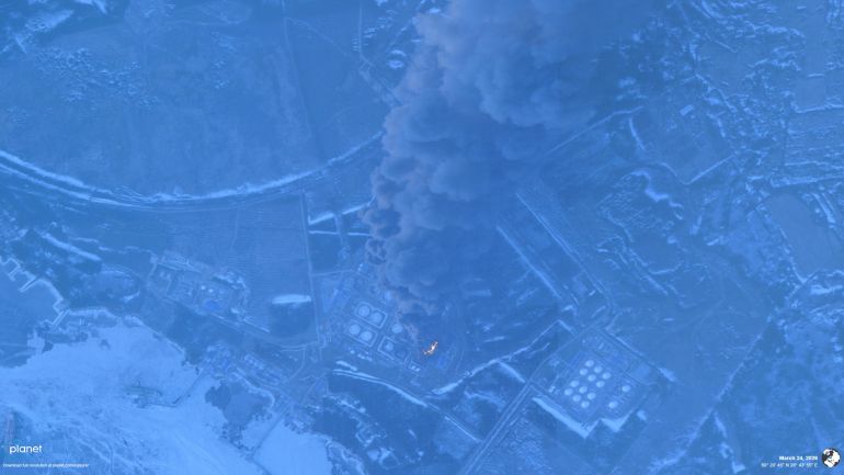 ***داخلية***** صور متداولة عبر منصات التواصل الاجتماعي لما قيل إنها أسراب من الغربان تجتاح سماء تل أبيب