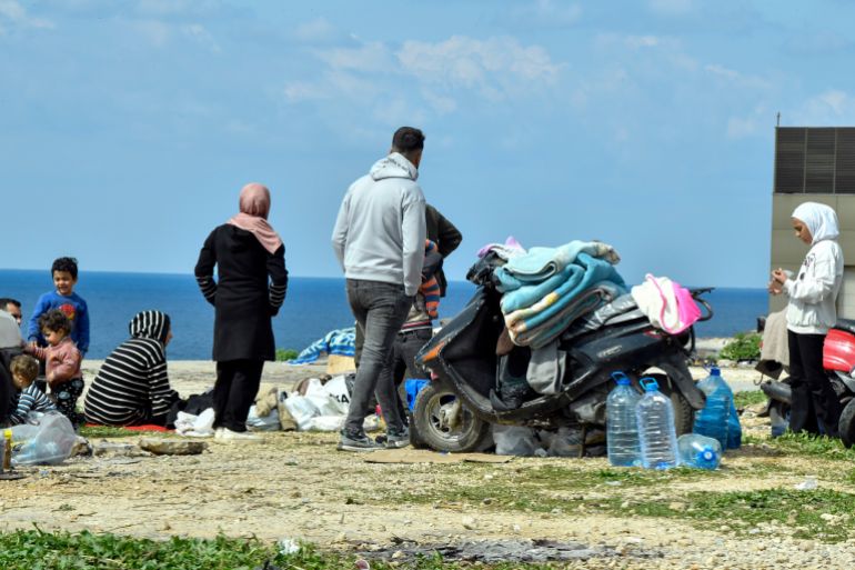 epa_69b2c6920b88-1773323922-1 epa12794501 Displaced residents with their belongings in Beirut, Lebanon, on 04 March 2026, after fleeing their homes in south Lebanon and the southern suburbs of Beirut following Israeli strikes. The Israeli military stated it is conducting strikes across the country targeting Hezbollah infrastructure and personnel. According to the Lebanese Ministry of Public Health, at least 50 people were killed and 335 others injured in airstrikes across Beirut's southern suburbs and villages in southern Lebanon. EPA/WAEL HAMZEH