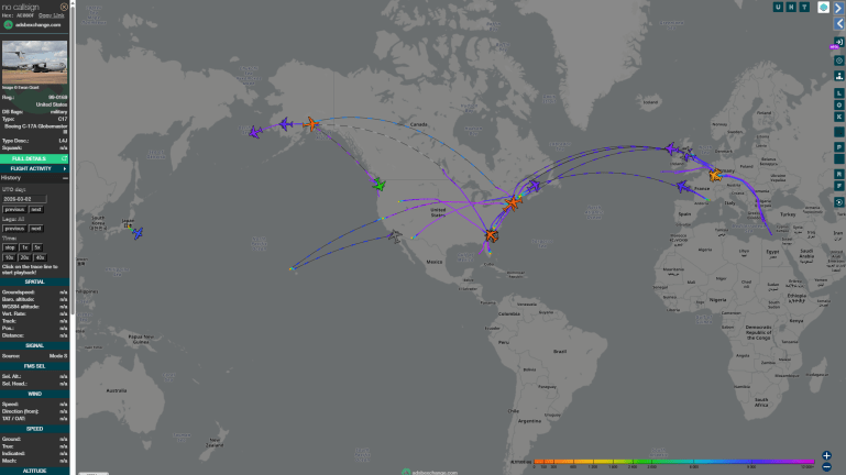 بيانات ملاحية.. ارتفاع لافت في رحلات الشحن العسكري الأمريكي من آسيا إلى الولايات المتحدة خلال الحرب على إيران