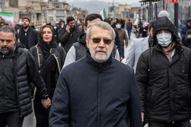 علي لاريجاني خلال يوم القدس