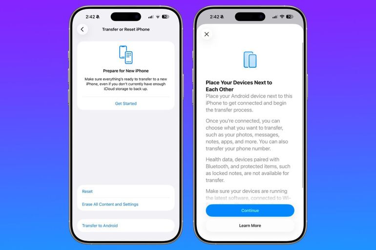iphone-1772028379 With iOS 26.3, Apple is making it simpler for iPhone users to transition to an Android smartphone, with new built-in tools for transferring data. macrumors