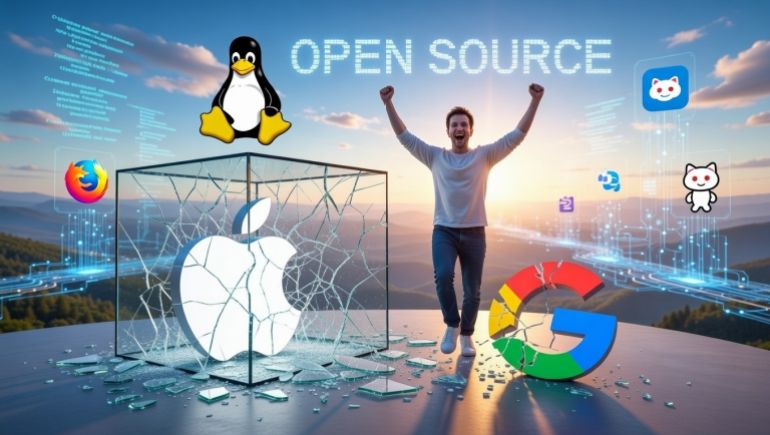 open-source-1772533405 التحرر من تطبيقات غوغل وآبل ممكن من خلال المصادر المفتوحة (مولدة بالذكاء الاصطناعي)