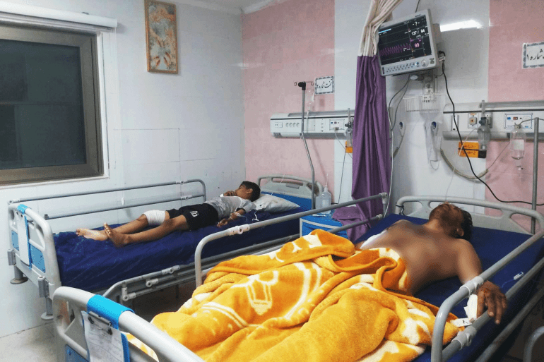 المصدر: حساب وكالة فارس على تليغرام https://t.me/farsna/413834 مصابون في الهجوم على صالة الألعاب الرياضية في لامرد