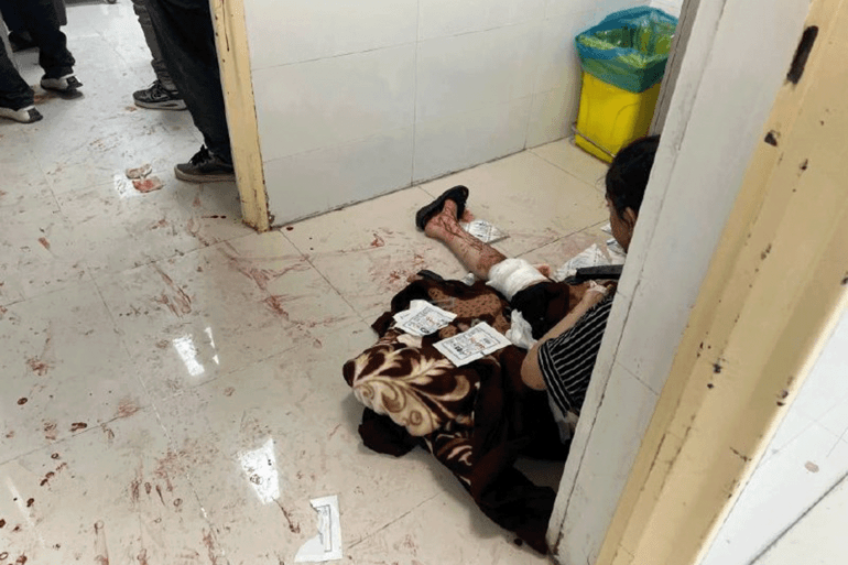 المصدر: حساب وكالة فارس على تليغرام https://t.me/farsna/413834 مصابون في الهجوم على صالة الألعاب الرياضية في لامرد