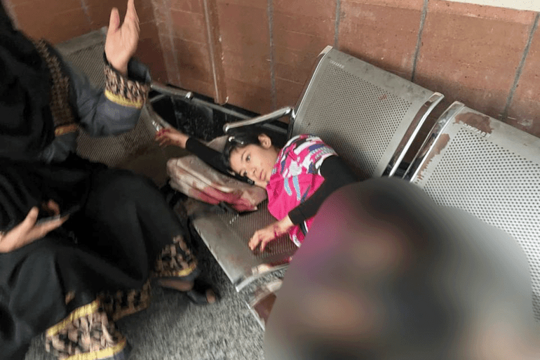 المصدر: حساب وكالة فارس على تليغرام https://t.me/farsna/413834 مصابون في الهجوم على صالة الألعاب الرياضية في لامرد