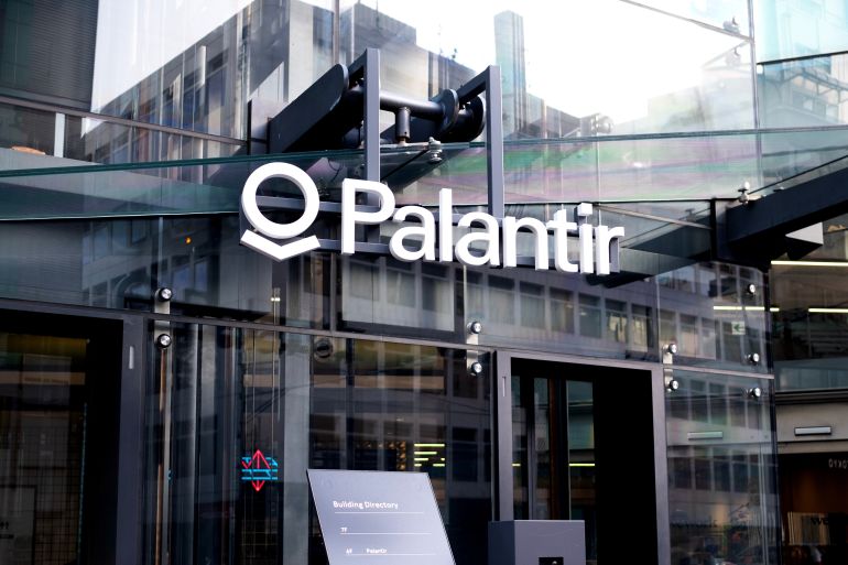 Shibuya, Tokyo, Japan - March 5 2022: Exterior of the Palantir office in Tokyo. Palantir is a big data analytics software company.