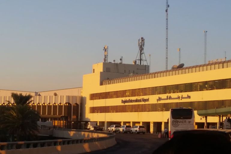 واجهة مطار بغداد الدولي، الجزيرة نت