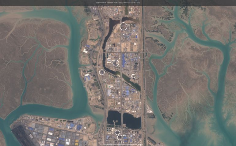 صور أقمار صناعية توثق استهداف إسرائيل المنطقة الاقتصادية البتروكيميائية في إيران (سينتينال-2)