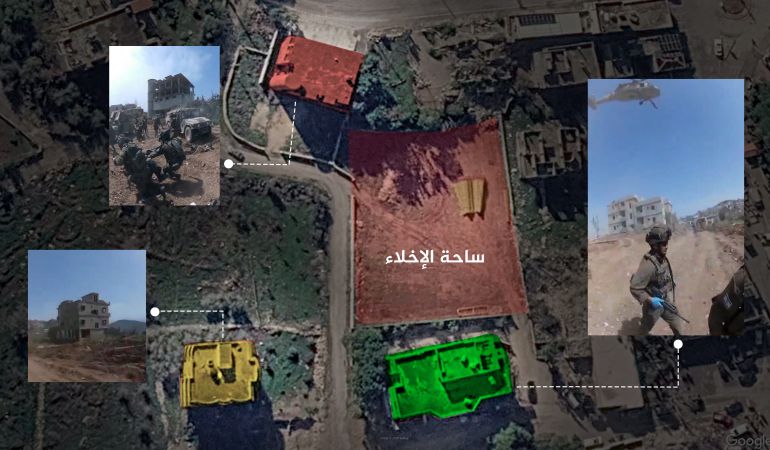 تحديد الموقع الجغرافي لمشاهد استهداف قوات إسرائيلية بجنوب لبنان