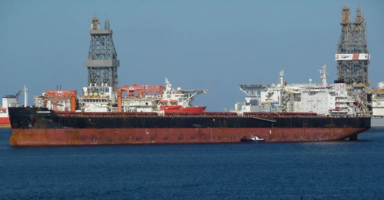 سفينة نقل البضائع السائبة كريستينا غادرت ميناء الإمام الخميني الإيراني وعبرت هرمز(مارين ترافيك)