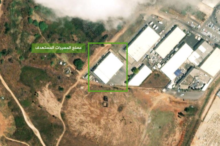 546d8bad8a8d984d8a7d98ad8a4-1775326720 صور أقمار صناعية تظهر مصنع مسيرات إسرائيلي في بتاح تكفا @ المصدر غوغل إيرث
