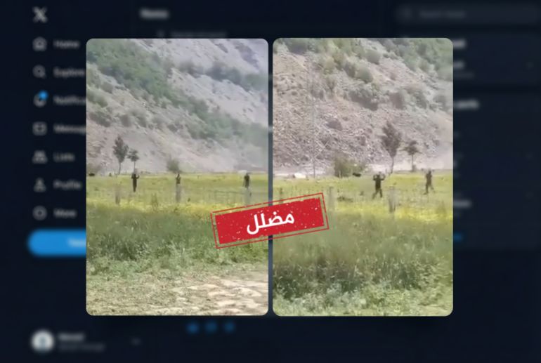 عملية قامت بها الجزيرة أثبتت أن الفيديو قديم ويعود لفترة التوتر الهندي الباكستاني (الجزيرة)