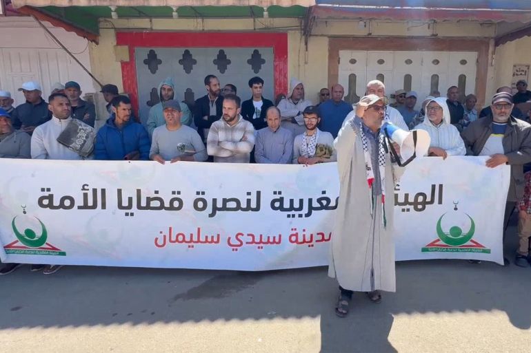 54d981d984d98ad8a8-1775239026 المظاهرات المناهضة لقانون إعدام الأسرى الفلسطينيين في المغرب @Omerani Abdellatif فيسبوك