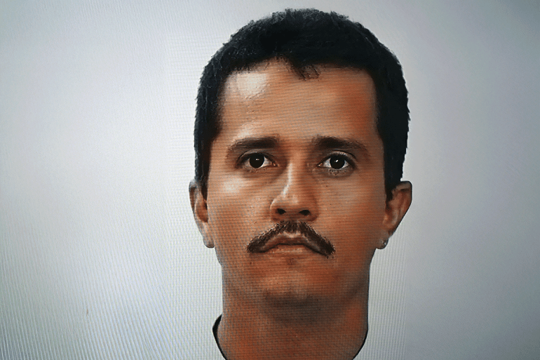 MANDATORY KILL / This screen shot from the Mexican Milenio TV shows an image of Nemesio Oeguera Cervantes, aka "El Mencho", leader of the Jalisco New Generation Cartel (CJNG) criminal organization, in Mexico City on February 22, 2026. The Mexican army announced the death of powerful drug lord Oseguera Cervantes, for whom the United States was offering a £12 million reward, adding in a statement that ‘El Mencho’ was wounded in an operation carried out in the town of Tapalpa, in the western state of Jalisco, and died ‘during his transfer by air to Mexico City’.