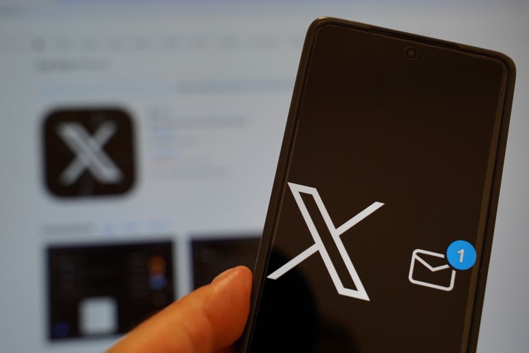 Bosnia and Hercegovina, Sarajevo, 15.8.2025: Concept of using X Chat app on mobile device