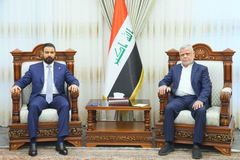 التقى رئيس الوزراء المكلف السيد علي فالح الزيدي، اليوم الأربعاء، الأمين العام لمنظمة بدر السيد هادي العامري.@المكتب الاعلامي لرئيس الوزراء العراقي