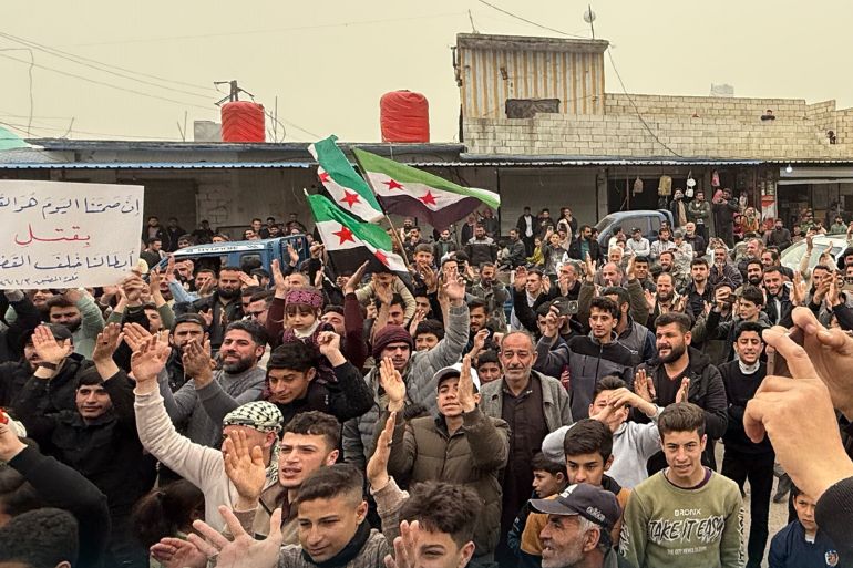 654d8bad8a7d984d8a4d8a8-1775239032 المظاهرات المناهضة لقانون إعدام الأسرى الفلسطينيين في سوريا