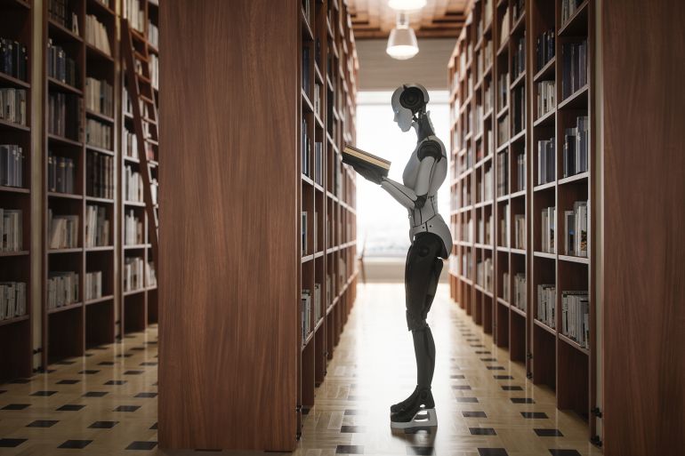 Concept image representing machine learning and data acquisition.