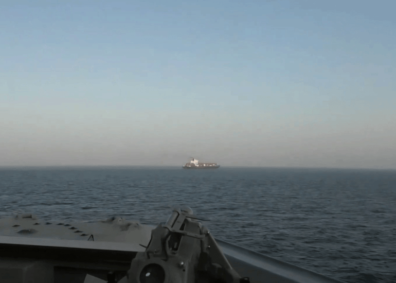 سفينة الشحن الإيرانية العملاقة "توسكا" (الجزيرة)