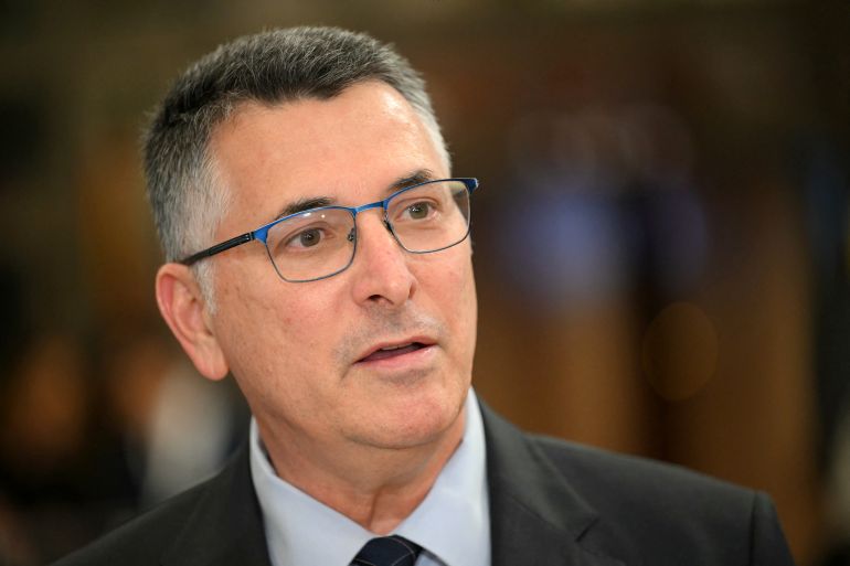 وزير الخارجية الإسرائيلي جدعون ساعر