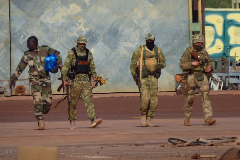 ap25157644293521-1753211835 FILE - This undated photograph provided by the French Army shows three Russian mercenaries in northern Mali. (French Army via AP, File)
