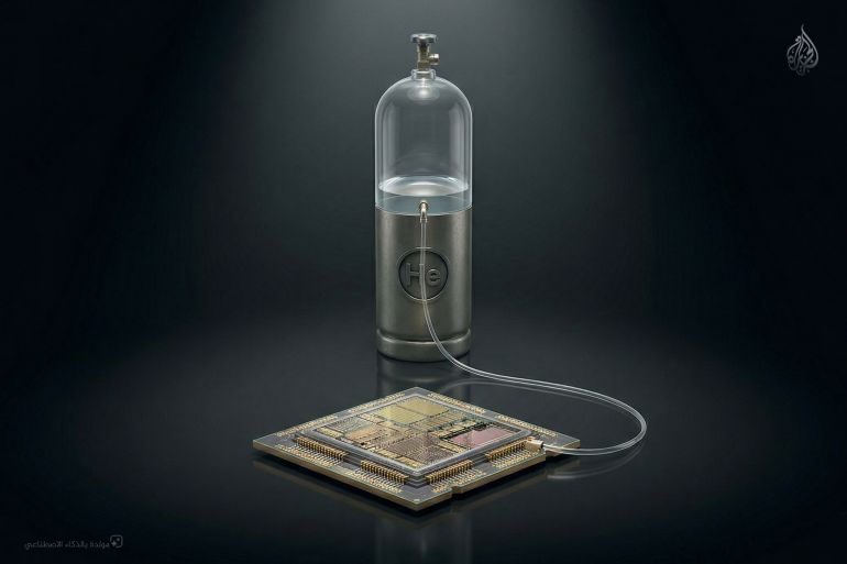 تصميم خاص - أزمة غاز الهيليوم وارتباطها بقطاع التكنولوجيا (خاصة الرقائق)