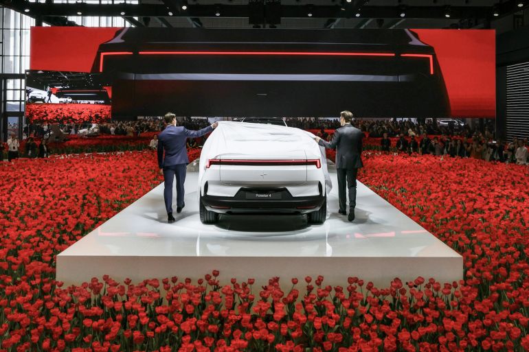 Polestar 4 The ele ctric SUV coupé. credit : Polestar