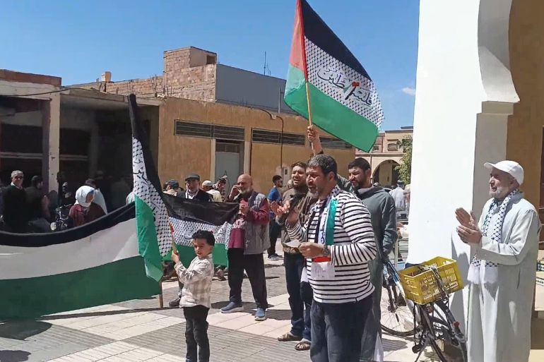 d981d8a8d8a76d8a8d984d8a7-1775239035 المظاهرات المناهضة لقانون إعدام الأسرى الفلسطينيين في المغرب @Aissa Bouabdellah فيسبوك