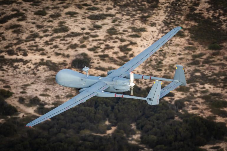 مسيرات "هيرون" الإسرائيلية تستخدم في مهام استراتيجية وتكتيكية وأمنية (جيت فوتو)